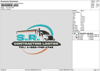 Sr Truck 02 Embroidery File 6 sizes