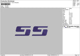 Sstext 02 Embroidery File 6 sizes