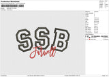 SSB 080124 Embroidery File 6 size