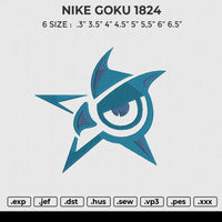 STAR EYE Embroidery File 6 size