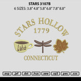 Stars 3107b Embroidery File 6 size