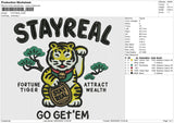 STAYREAL Embroidery File 6 size