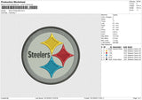 STEELERS Embroidery File 6 size