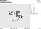 STEP BY STEP Embroidery File 6 size