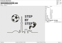 STEP BY STEP Embroidery File 6 size