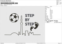 STEP BY STEP Embroidery File 6 size