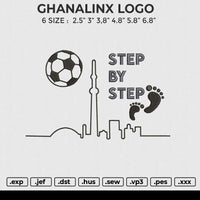 STEP BY STEP Embroidery File 6 size