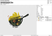 STIAFFORKINIT Embroidery File 6 sizes