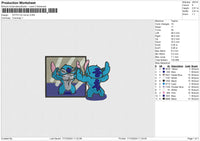Stitch On Mirro Embroidery File 6 size
