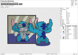 Stitch On Mirro Embroidery File 6 size