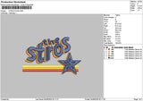 Strostext Embroidery File 6 sizes