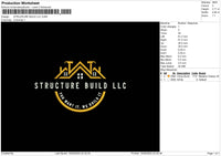 Struckturetext Embroidery File 6 sizes