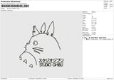 STUDIO GHIBLI Embroidery File 6 size