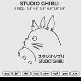STUDIO GHIBLI Embroidery File 6 size