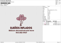 SUENOS Embroidery File 6 size