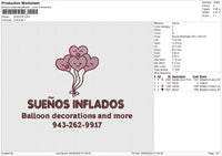 SUENOS Embroidery File 6 size