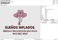 SUENOS Embroidery File 6 size