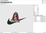 SWOOSH BICHOTA Embroidery File 6 size