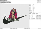 SWOOSH BICHOTA Embroidery File 6 size