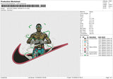 SWOOSH ISRAEL ADESANYA Embroidery File 6 size