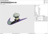 SWOOSH JUJUTSU KAISEN Embroidery File 6 size