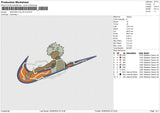 SWOOSH KILLUA V5 Embroidery File 6 size