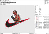 SWOOSH MALLEY Embroidery File 6 size