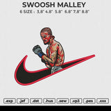 SWOOSH MALLEY Embroidery File 6 size