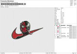 SWOOSH SPIDERMAN VENOM Embroidery File 6 size