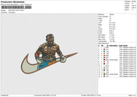 SWOOSH USYK Embroidery File 6 size