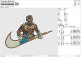 SWOOSH USYK Embroidery File 6 size