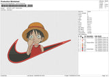 SWOSH LUFFY 12225 Embroidery File 6 size