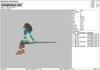 Sza V2 Embroidery File 6 sizes