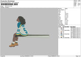 Sza V2 Embroidery File 6 sizes