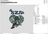 Sza2303 Embroidery File 6 sizes