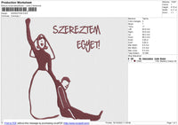 SZEREZTEM Embroidery File 6 size