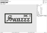 Sauzz Embroidery File 6 size