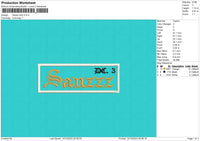 Sauzz Color Embroidery File 6 size