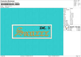 Sauzz Color Embroidery File 6 size