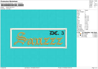 Sauzz Color Embroidery File 6 size