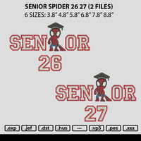 Senior Spider 26 27 Embroidery 2 Files