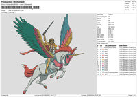 She Ra Swiftwind ARLO V2 Embroidery File 6 size