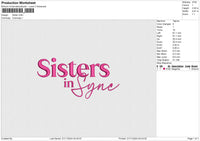 Sister Embroidery File 6 size