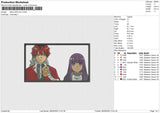 Stark AND Fern Embroidery File 6 size