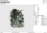 Starwars v4 Embroidery File 6 size