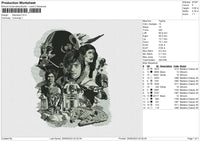 Starwars v4 Embroidery File 6 size