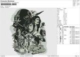 Starwars v4 Embroidery File 6 size