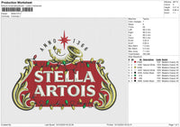 Stella Embroidery File 6 size