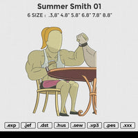 Summer Smith 01 Embroidery File 6 size