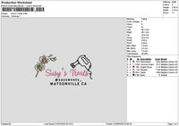 Susystext Embroidery File 6 sizes